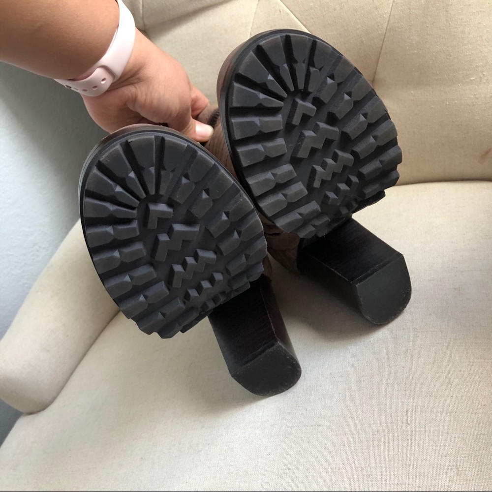 {Sam Edelman} Brown Zipper Booties - Picture 5 of 9